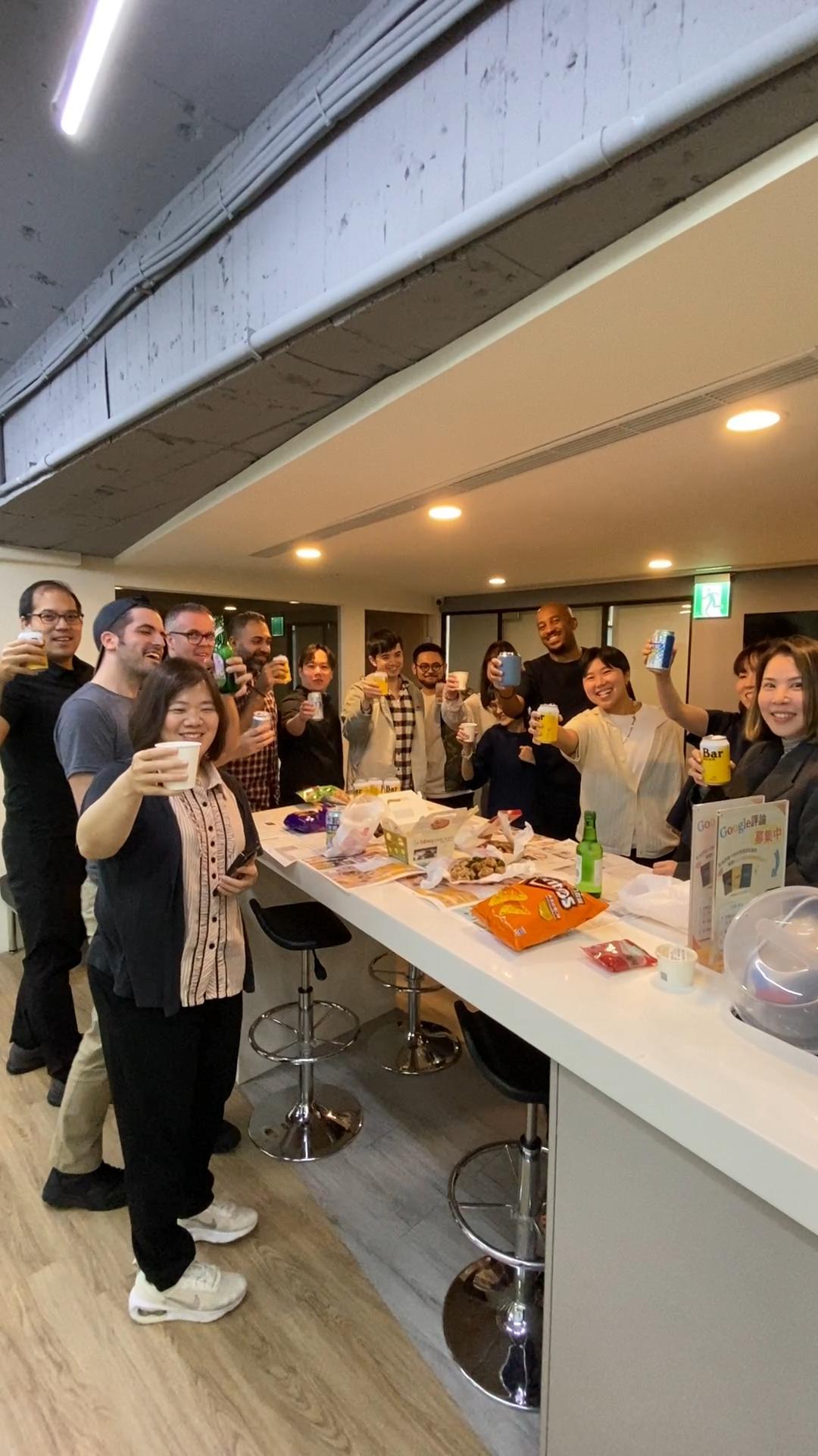 Students making connections at a GEOS Club event